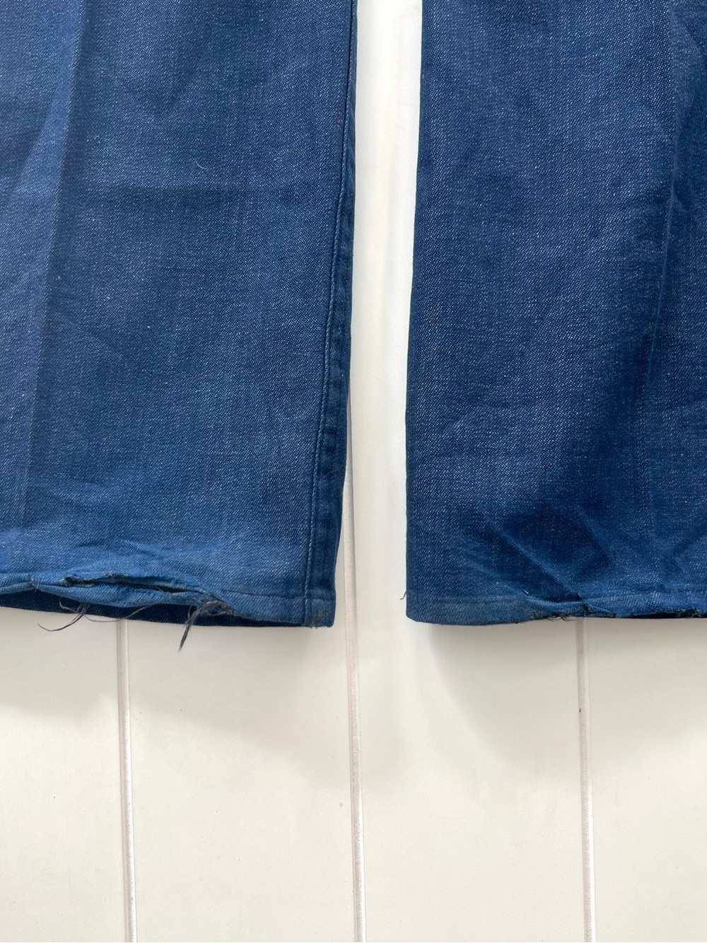 Vintage 1970s Levis Fresh Produce Carrot Tab Denim Bells Flare RARE Collectible - Picture 6 of 11